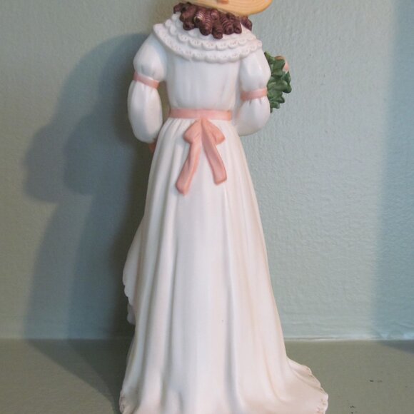 Home Interiors Homco Charlotte Rose Porcelain Lady Figurine #1468 - Picture 9 of 16